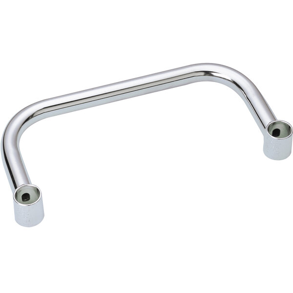 A silver Metro Super Erecta chrome extend handle with holes in the metal.