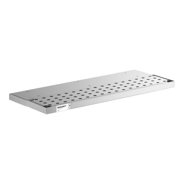 Regency 18" Stainless Steel Underbar Mount Beer Drip Tray