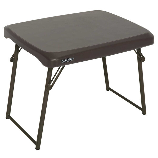 Lifetime 280488 24 X 18 Brown Compact Folding Table