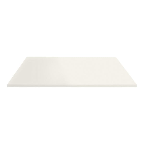 A white rectangular Art Marble Furniture quartz table top.