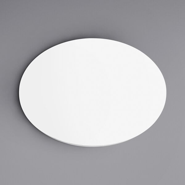Art Marble Furniture Q413 48 Round, White Round Table Top
