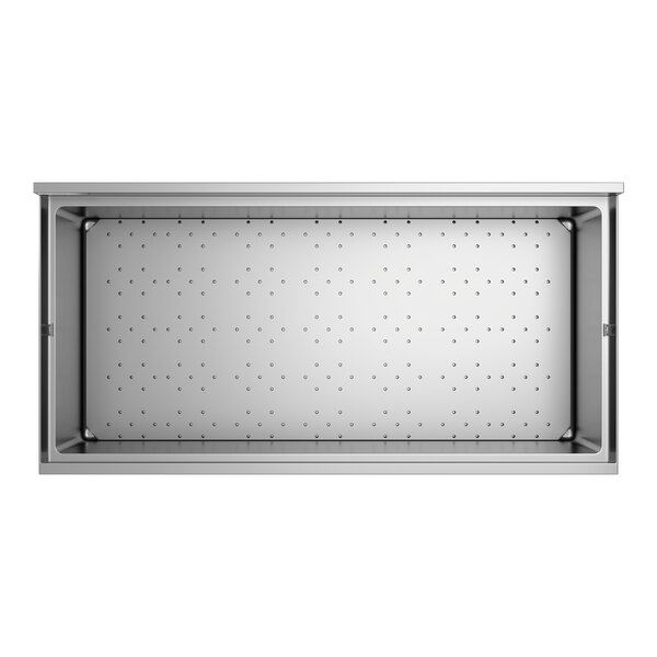 Regency BB244818 24" x 48" Stainless Steel Beer Box with 3" Backsplash - 20 3/4" x 45 3/4" x 18" Bowl