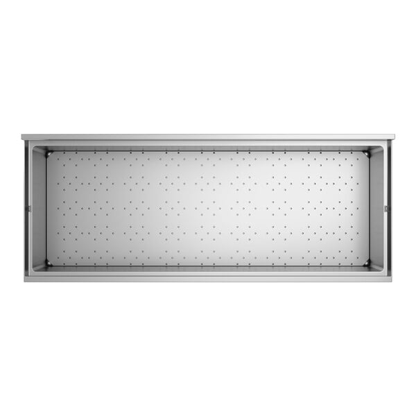 Regency BB246018 24" x 60" Stainless Steel Beer Box with 3" Backsplash - 20 3/4" x 57 3/4" x 18" Bowl
