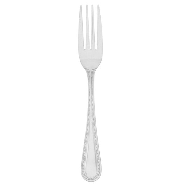 A silver Walco Accolade dinner fork.