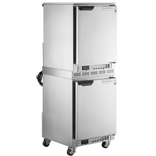 BeverageAir UCF20HC and UCR20HC23 Double Stacked 20" Shallow Depth