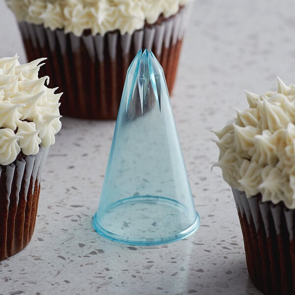 close-up of a cupcake