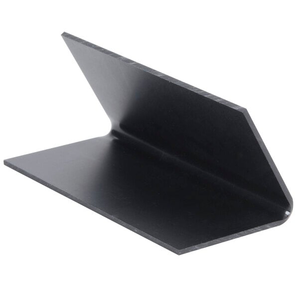 A silver metal Cal-Mil decaf beverage tent.