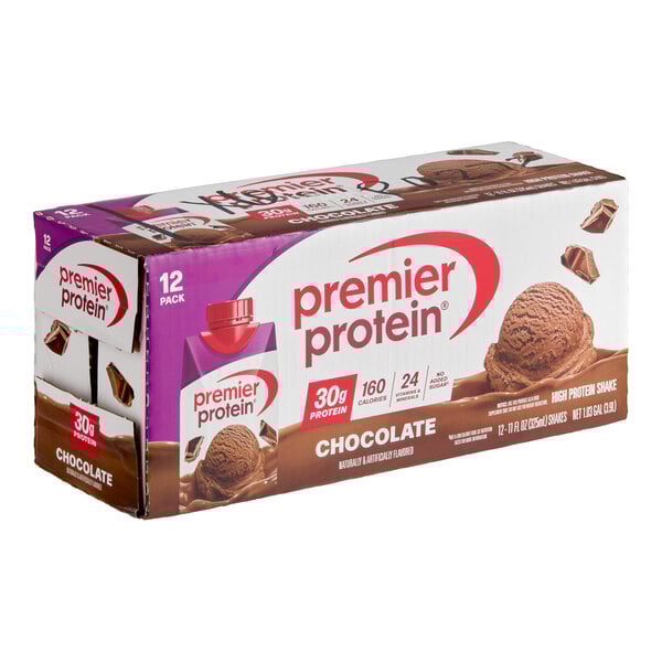 Premier Protein Chocolate Protein Shake 11 fl. oz. - 12/Case