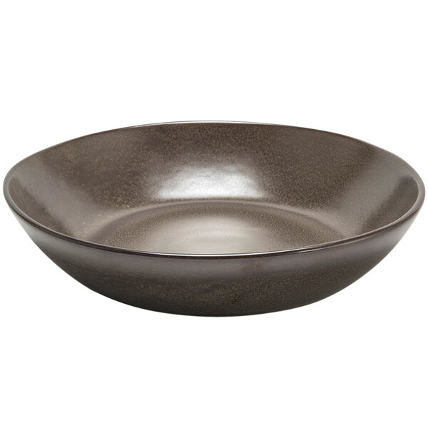 A brown Front of the House Kiln porcelain bowl.