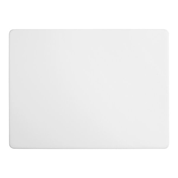 Vollrath 5200300 Color-Coded 24" x 18" x 1/2" White Cutting Board
