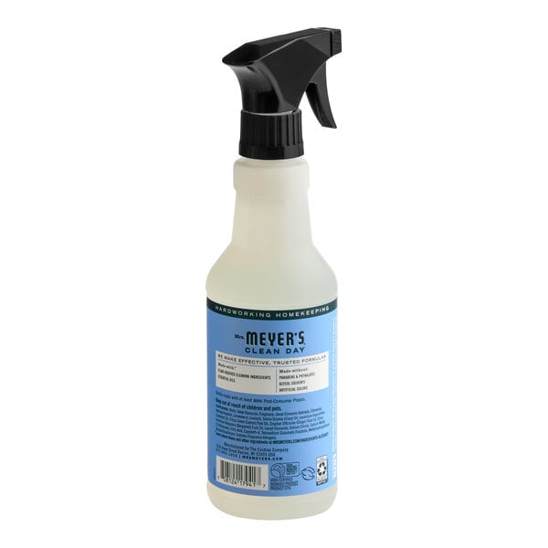 Mrs. Meyer's Clean Day 323574 16 fl. oz. Bluebell All Purpose Multi-Surface Cleaner - 6/Case