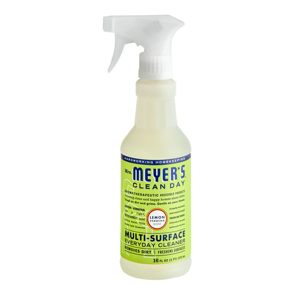 Mrs. Meyer's Clean Day 393450 16 fl. oz. Lemon Verbena All Purpose Multi-Surface Cleaner - 6/Case