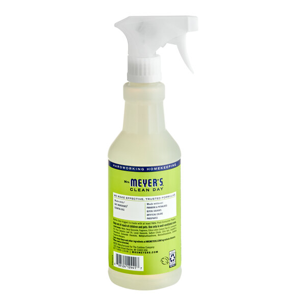 Mrs. Meyer's Clean Day 393450 16 fl. oz. Lemon Verbena All Purpose Multi-Surface Cleaner - 6/Case