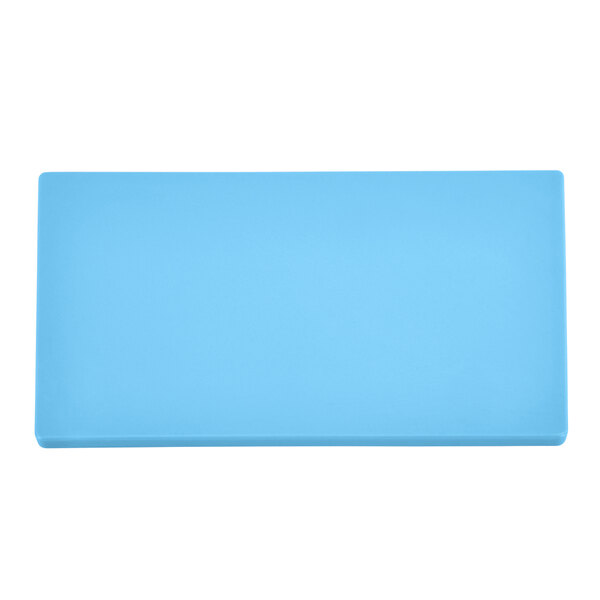 A blue rectangular object with a white background.