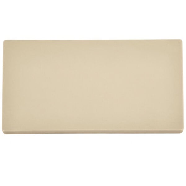 A brown rectangular Vollrath cutting board.