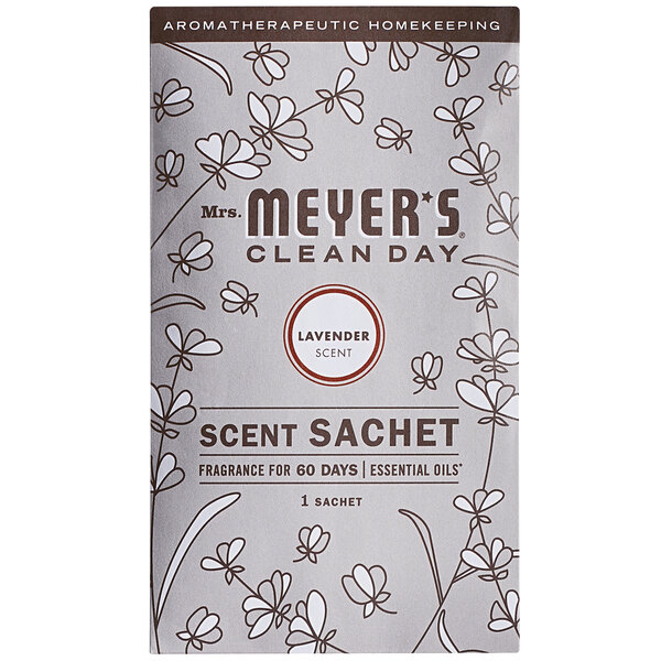 A package of Mrs. Meyer's Clean Day Lavender scent sachets.
