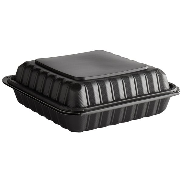 9x9 Microwavable Deep Black Entrée Base