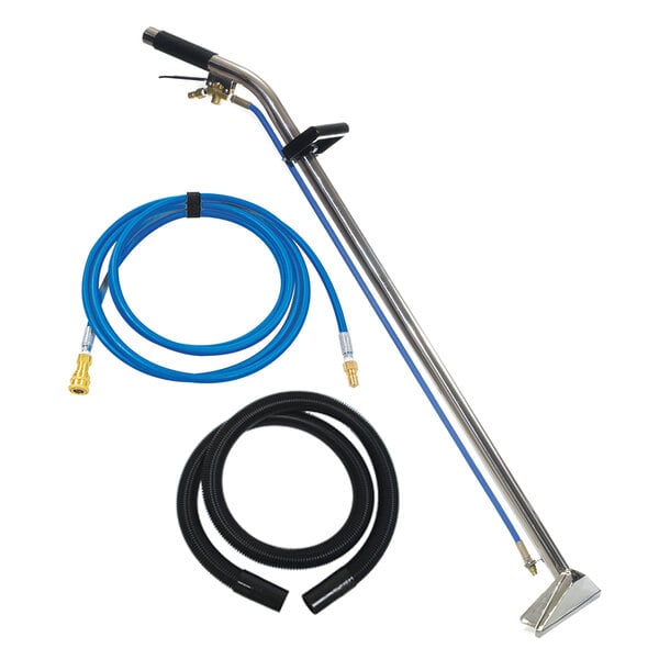 Sandia 80-8009-A Stainless Steel Single Jet 12 Single Bend Wand with 15 Vacuum and Solution Hoses