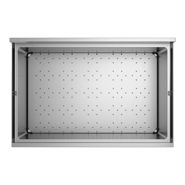 Regency BB243618 24" x 36" Stainless Steel Beer Box with 3" Backsplash - 20 3/4" x 33 3/4" x 18" Bowl