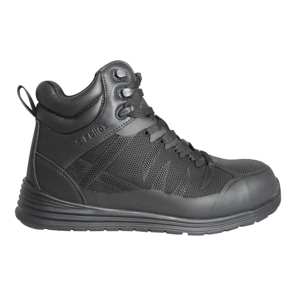 Genuine Grip® 5180 Fangs Men's Size 8 Medium Width Black Composite Toe Non-Slip Leather Boot
