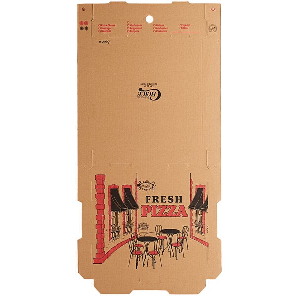 Choice 14 X 14 X 2 Kraft Corrugated Pizza Box 50 Case