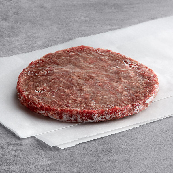 warrington farm meats 4 oz frozen burger patty 85 lean 15 fat 40 case