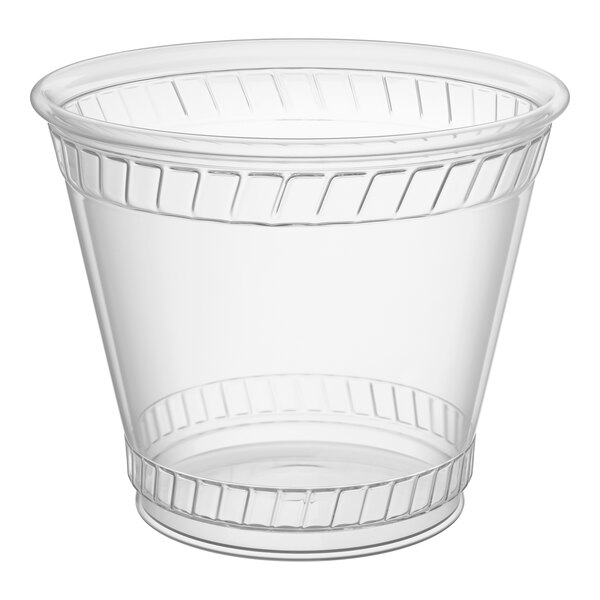Fabri-Kal KC9OF Kal-Clear 9 oz. Squat Clear Customizable Cup - 1,000/Case