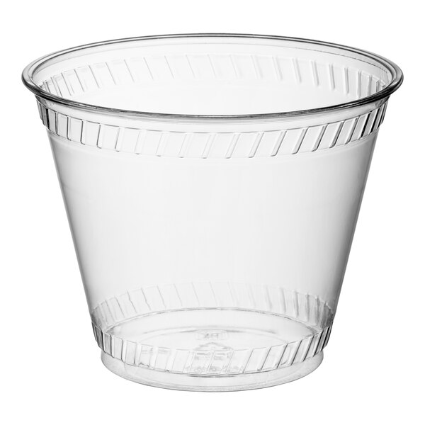 Fabri-Kal KC9OF Kal-Clear 9 oz. Squat Clear Customizable Cup - 1,000/Case