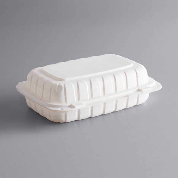 2 Gallon EZ Stor® Rectangular Plastic Container Hinged Lid