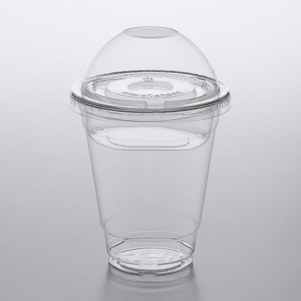 clear plastic cups with dome lids