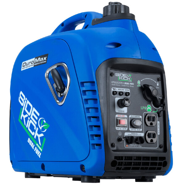 blue duromax side kick inverter generator