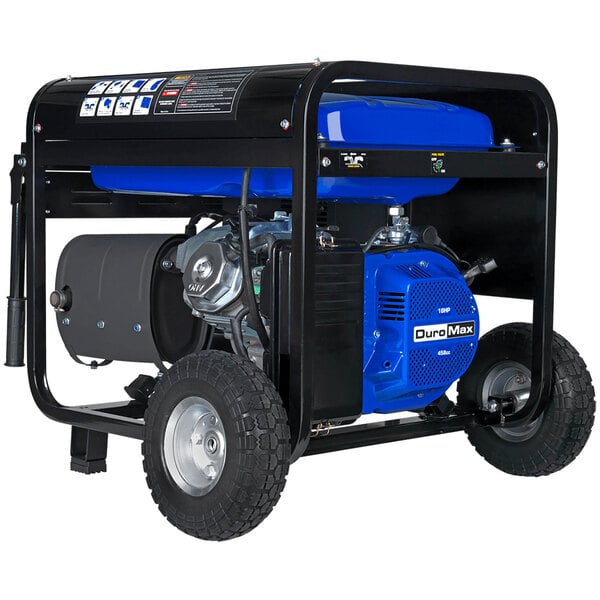 DuroMax XP12000E Portable 18 HP Gasoline Powered Generator with ...