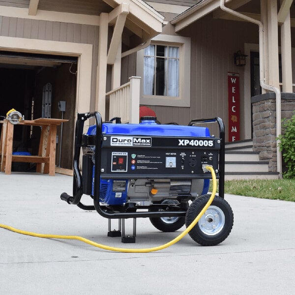 Portable generator that is outside