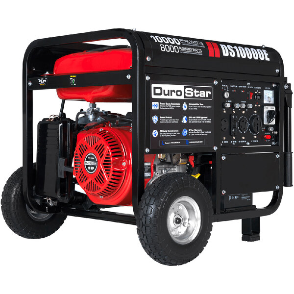 DuroStar DS10000E Portable Gasoline Powered Generator with Electric ...