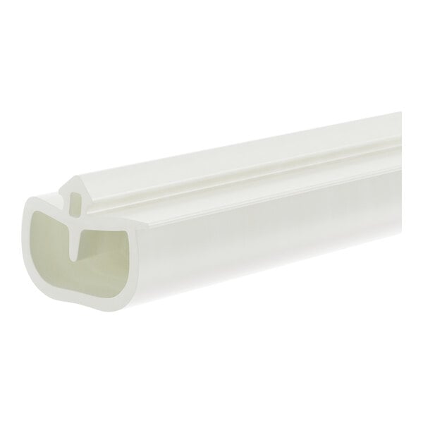 A white plastic rubber pad for an Avantco commercial ice cream freezer.
