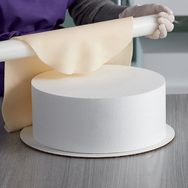 DIY Practice Foam Cake Mould Round Foam Cake Dummy Sugarcrafte Sponge Cake  Foam Mould Flower Modelling Practice Tool - AliExpress