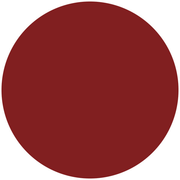 A white package of Roxy & Rich Brick Red Fondust with a red circle on the front.