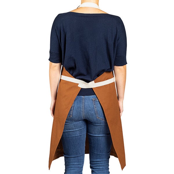 a person wearing an apron