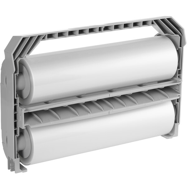 a white roll of paper
