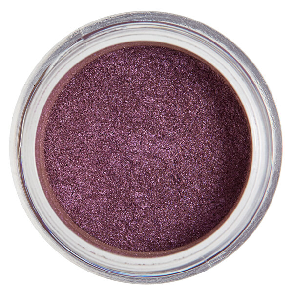 A jar of Roxy & Rich Violet Lustre Dust, a purple powder.