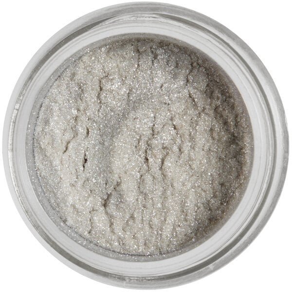 a jar of glittery powder