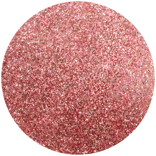 A pink circle with Roxy & Rich Burgundy Lustre Dust inside.