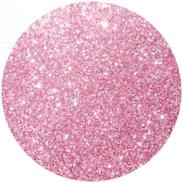 A pink circle with Roxy & Rich Cranberry Sparkle Dust inside.