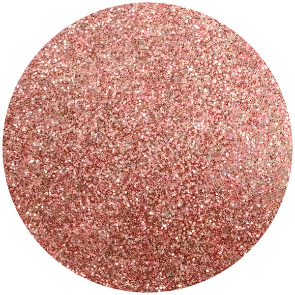 A pink glitter circle.