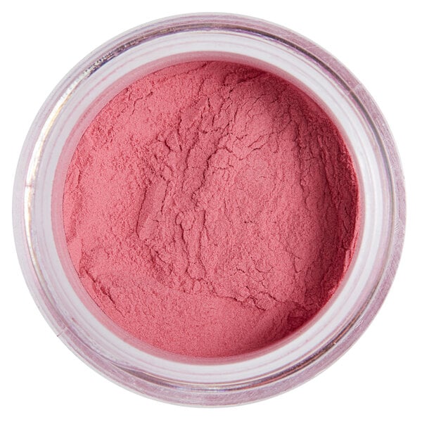 A jar of Roxy & Rich Neon Pink Fondust powder.