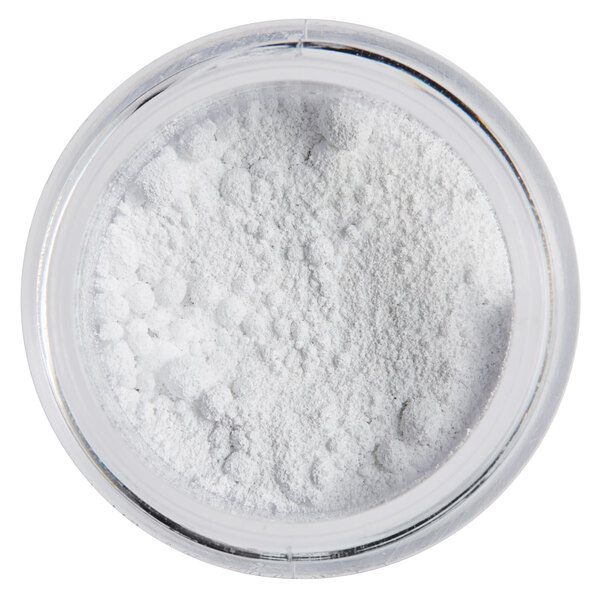 A container of Roxy & Rich Bright White Fondust powder.