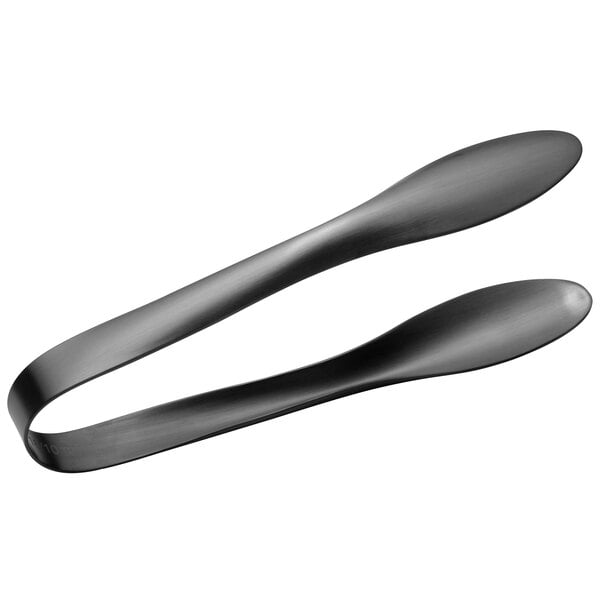 a pair of black tongs