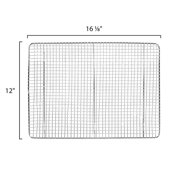 12" x 16" HalfSize Footed Cooling Rack for Bun / Sheet Pan