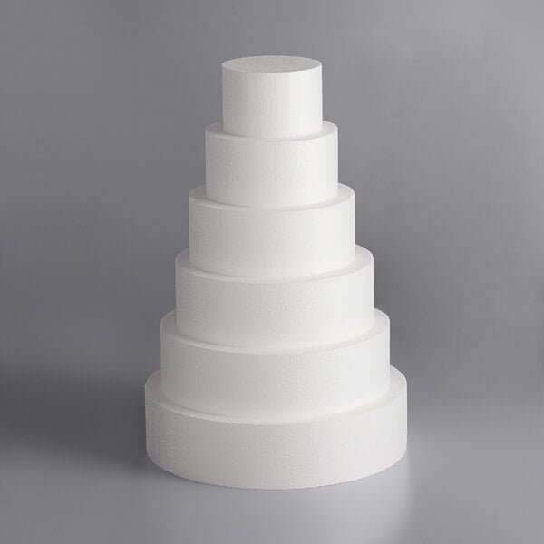 Amazon.com: Foam Cake Dummies for Decorating, Display, 4 Tiers of 4