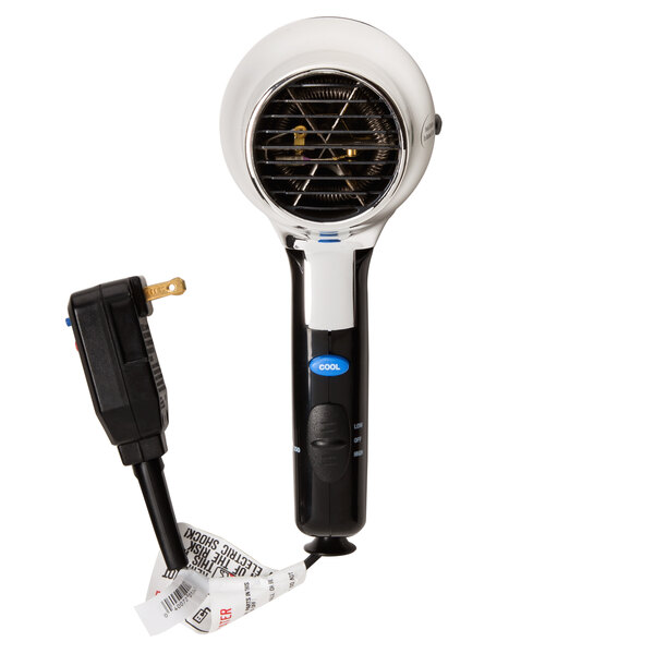 A Conair hair dryer with a cord wrapped around it.